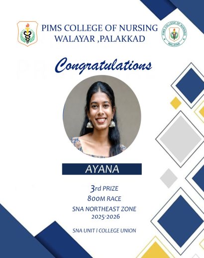 Ayana Secures 3rd Prize in 800M Race – SNA Northeast Zone 2025–2026