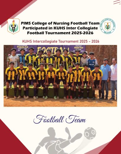 PIMS College of Nursing Football Team Participated in KUHS Inter Collegiate Football Tournament 2025-2026