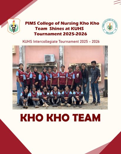 PIMS College of Nursing Kho Kho Team Shines at KUHS Tournament 2025-2026