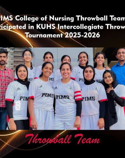 PIMS College of Nursing Throwball Team Participated in KUHS Intercollegiate Throwball Tournament 2025-2026