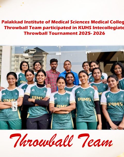 PIMS Throwball Team Participates in KUHS Intercollegiate Throwball Tournament 2025–2026