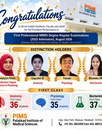 PIMS Students Shine in First Professional MBBS Degree Examinations 2026